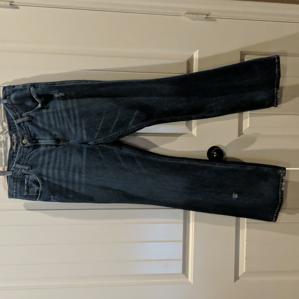 American Eagle outfitters distressed long jeans size 12 regular